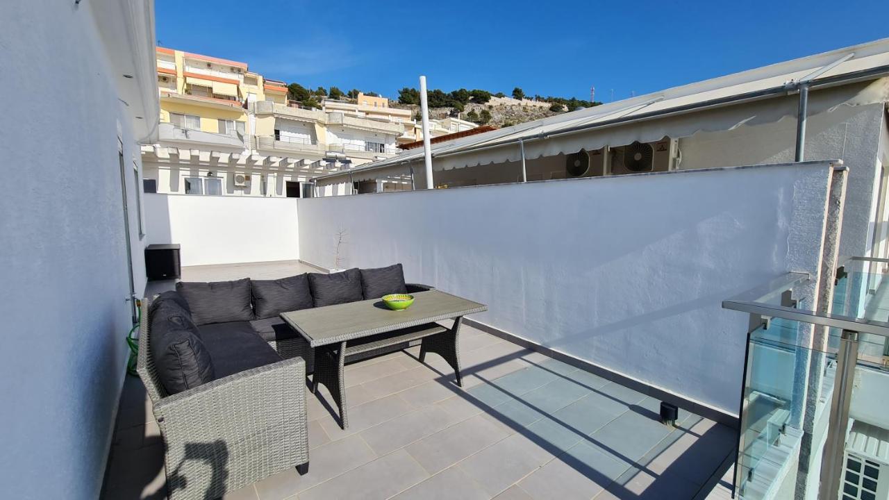 Apartament Rocknest Sea View Penthouse Saranda Zewnętrze zdjęcie