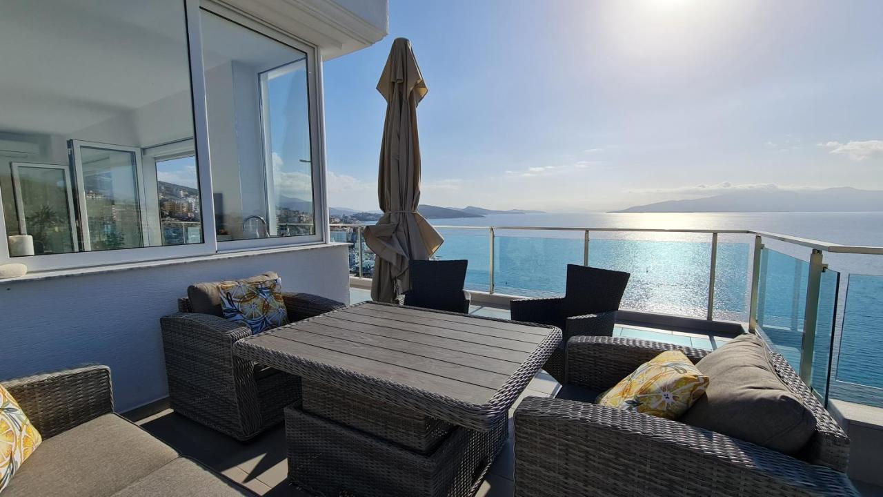 Apartament Rocknest Sea View Penthouse Saranda Zewnętrze zdjęcie