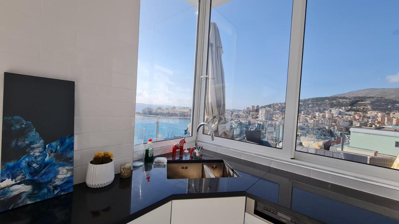 Apartament Rocknest Sea View Penthouse Saranda Zewnętrze zdjęcie