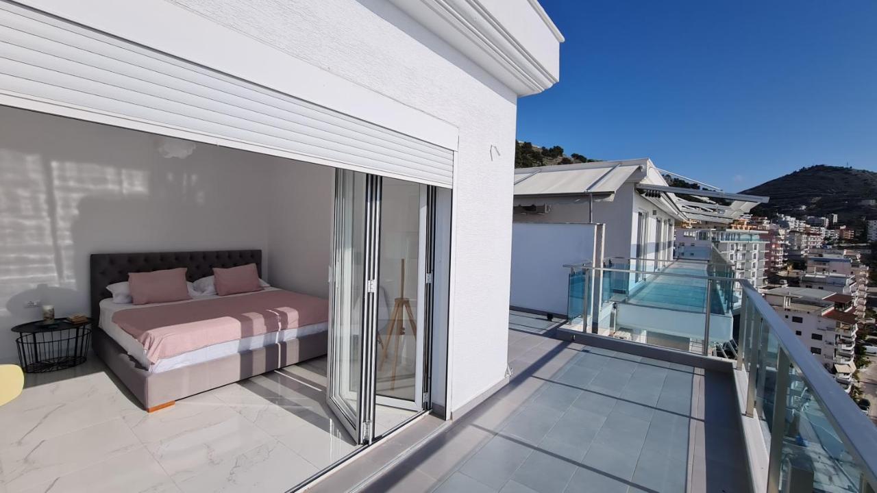 Apartament Rocknest Sea View Penthouse Saranda Zewnętrze zdjęcie