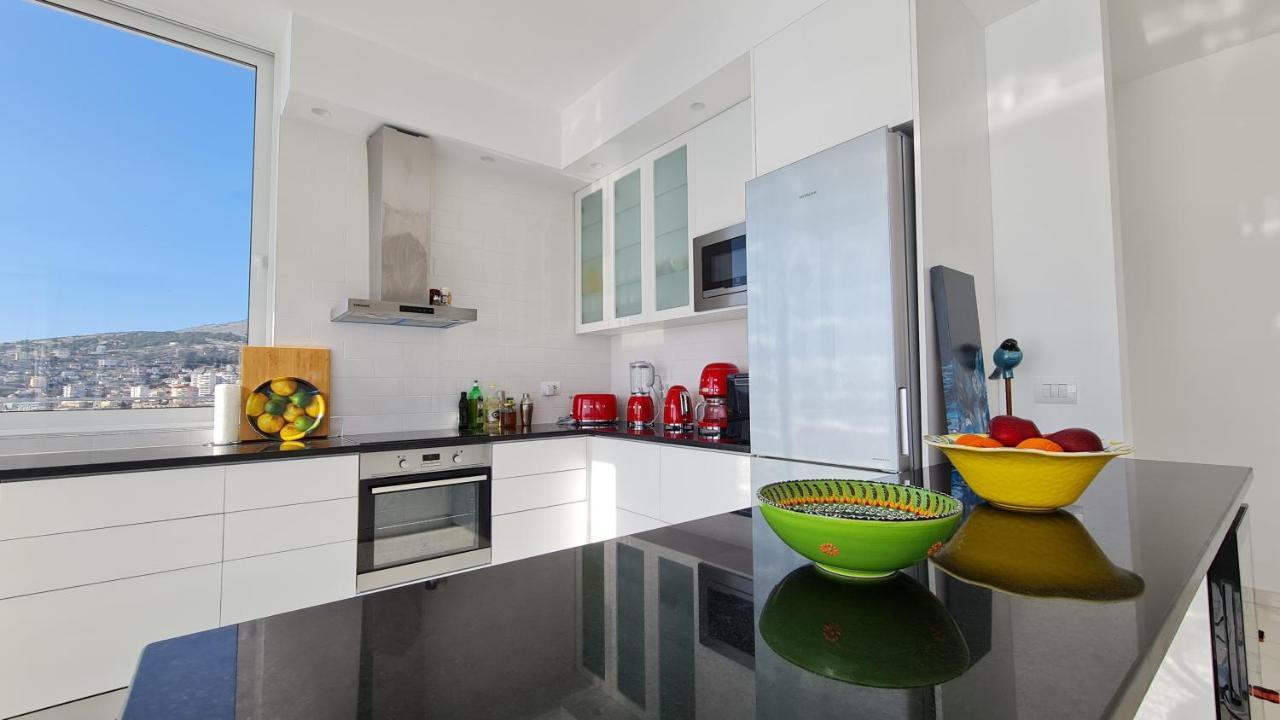 Apartament Rocknest Sea View Penthouse Saranda Zewnętrze zdjęcie