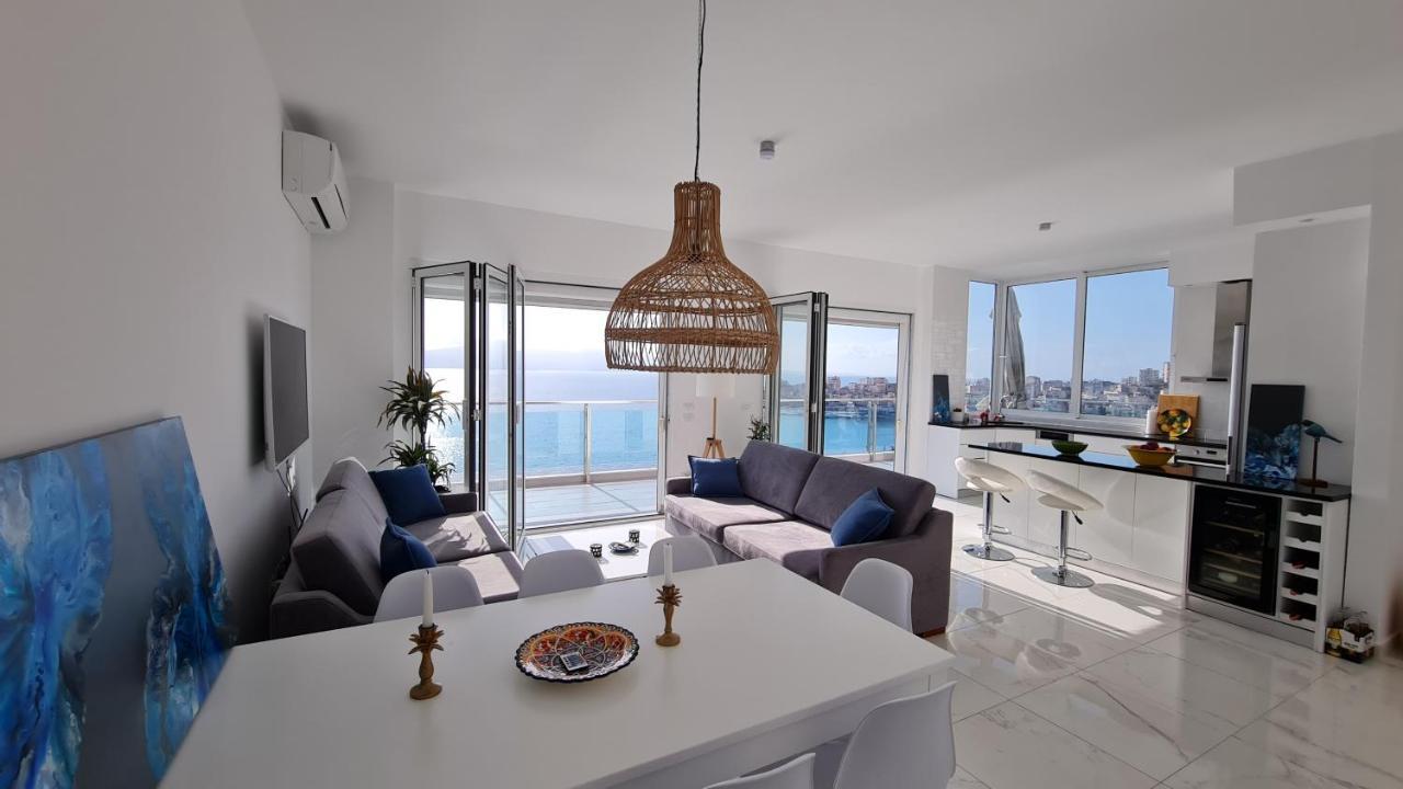 Apartament Rocknest Sea View Penthouse Saranda Zewnętrze zdjęcie