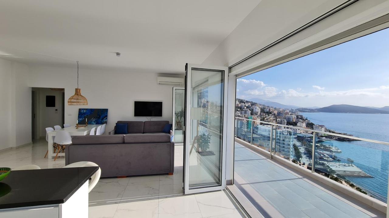 Apartament Rocknest Sea View Penthouse Saranda Zewnętrze zdjęcie