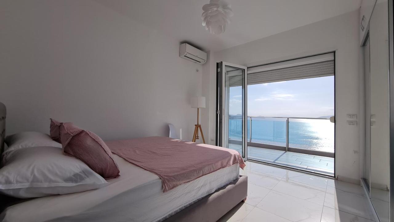 Apartament Rocknest Sea View Penthouse Saranda Zewnętrze zdjęcie
